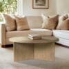 Sadie - Round Coffee Table - Natural - Image 2