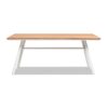 Maiden - 6 Seater Patio Dining Table - Natural Teak - Image 2