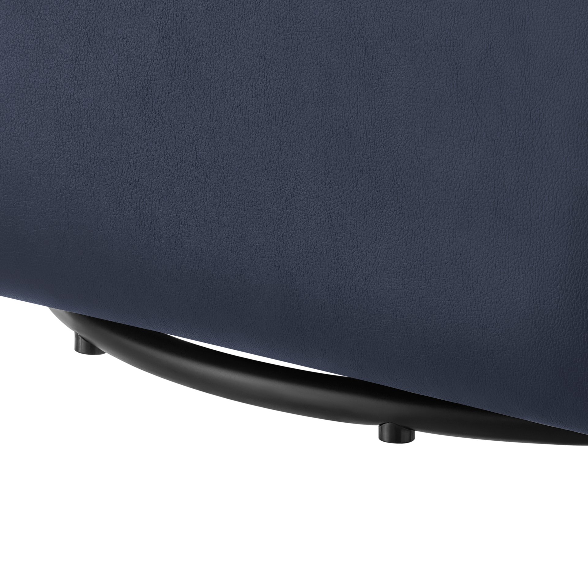 Ardena - Modern Swivel Barrel Chair - Blue - Image 6