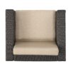 Puerta - Club Chair Outdoor Comfort Weather Resistant Cushions - Mixed Black - Image 10