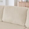 Modern Minimalist U - Shape Modular Sectional Sofa Sleeper - Beige - Image 7