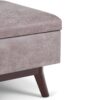 Owen - Coffee Table Storage Ottoman - Distressed Gray Taupe - Image 4