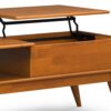 Draper - Lift Top Coffee Table - Teak - Image 6