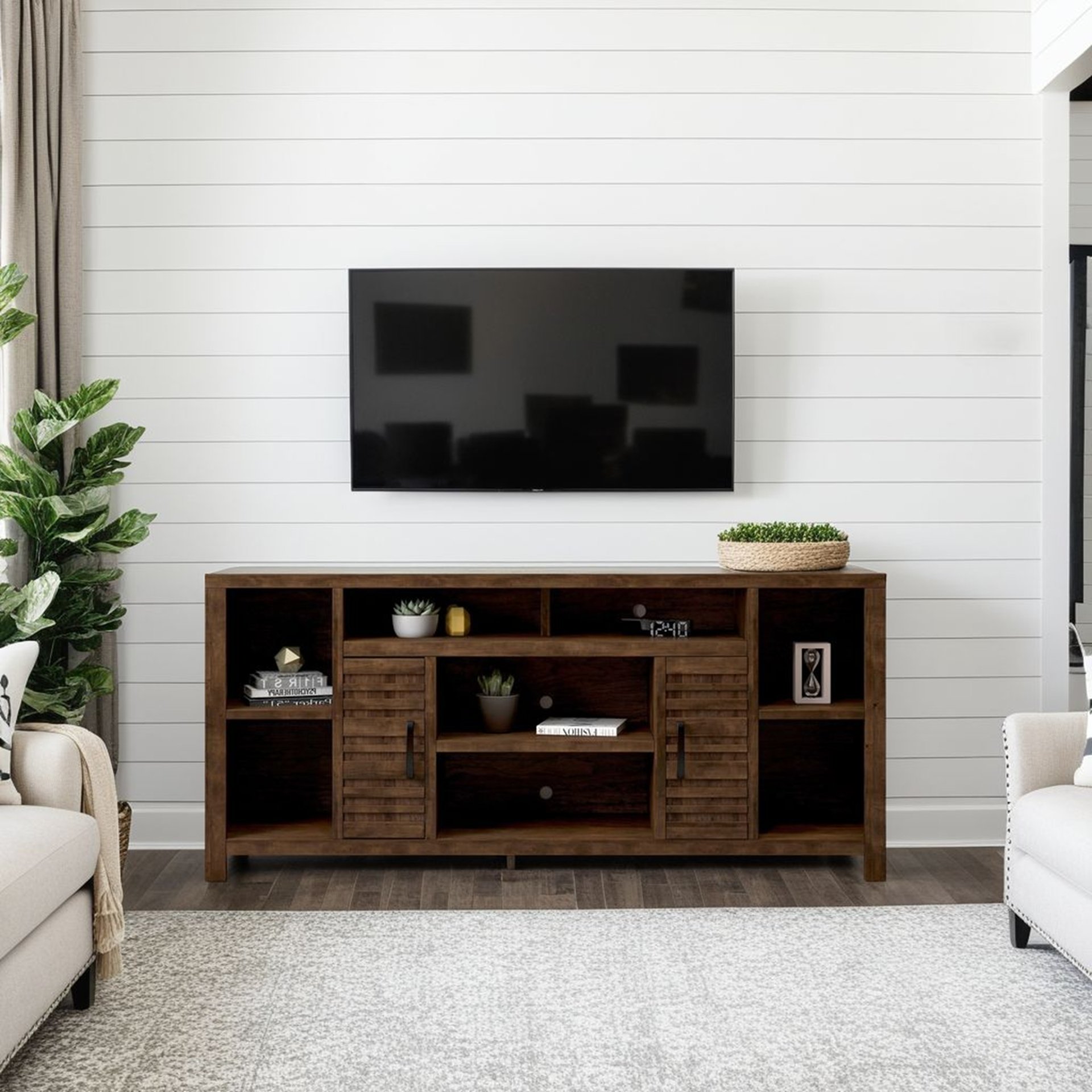 Sausalito - TV Stand Console For TVs Up To 85" - Whiskey - Image 3