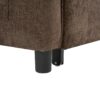 Loveseat Sofa Pull Out Sofa Bed Sleeper Sofa With A Reversible Backrest Cushion, Side Pockets, 2 USB Ports And A Phone Holder For Living Room - Brown - Image 24