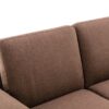 Pull Out Sofa Bed Loveseat Sleeper With Twin Size Memory Mattress With Two USB Ports For Living Room Spaces - Brown - Image 15