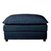 Modular Sectional Sofa, Oversized Deep Seat L Shaped Couch Set With Movable Ottoman, Chenille - Blue - Image 21