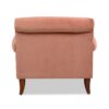 Alana Lawson - Accent Arm Chair Casters - Peach Orange - Image 10