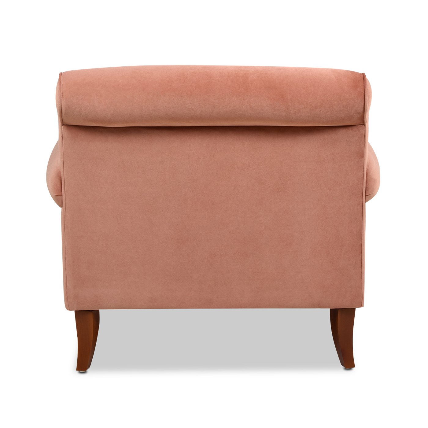 Alana Lawson - Accent Arm Chair Casters - Peach Orange - Image 10