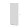 Modern Home Decor Full Length Mirror Aluminum Alloy Frame High Definition Shatter Proof - Black - Image 3
