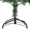 6Ft Unlit Artificial Christmas Tree With Snow Flocked Design And Stand, Full Appearance - White - Image 7