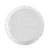 Lilac - Modern Side Table With Iron Cut Design - White - Image 10