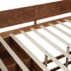 Full Size Daybed With Drawers And Shelves - Walnut - Image 7