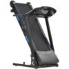 Treadmills For Home, Electric Treadmill With Automatic Incline, Foldable 3.5Hp Workout Running Machine Walking, Double Running Board Shock Absorption Pulse Sensor Bluetooth Speaker App Fitshow - Black - Image 11