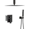 Dual Shower Head 16" Ceiling Mount Square Shower System With Rough In Valve - Oil-Rubbed Bronze - Image 2