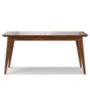 Draper - Mid Century Extendable Dining Table - Brown - Image 5