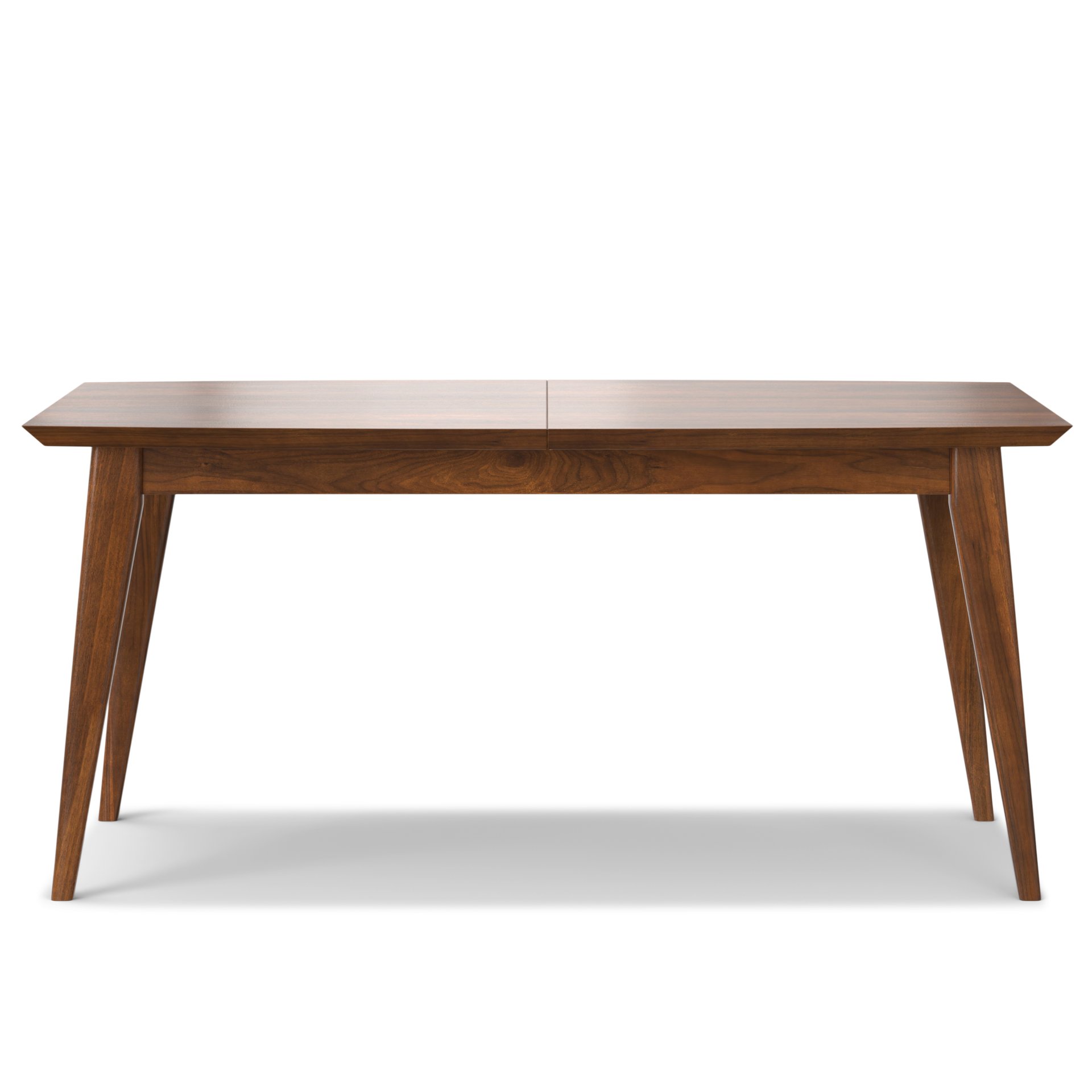 Draper - Mid Century Extendable Dining Table - Brown - Image 5