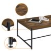 Lennox - 3 Piece Coffee And End Table (Set of 3) - Brown - Image 10