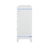 Adalid - Dresser With LED Light And Glittered Drawer Fronts - White - Image 5