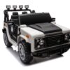 12V7A 30W*2 Four-Wheel Drive Leather Seat One Button Start, Forward And Backward, High And Low Speed, Music, Front Light, Power Display, Two Doors Can Open, 2.4G R / C, Seat Belt Four Wheel Absorber - White / Black - Image 5