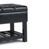 Saxon - Storage Ottoman Bench - Midnight Black - Image 6