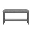 Sonnet - Gathering Height Bench - Gray - Image 2