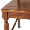 Acacia Wood Dining Chair With X Shaped Back (Set of 2) - Dark Oak - Image 11