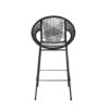 Ferrara - Outdoor Patio Barstool (Set of 2) - Black - Image 6