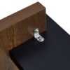 Walnut Colored Coffee Table, Suitable For Modern Minimalist Living Rooms And Leisure Areas - Walnut - Image 13