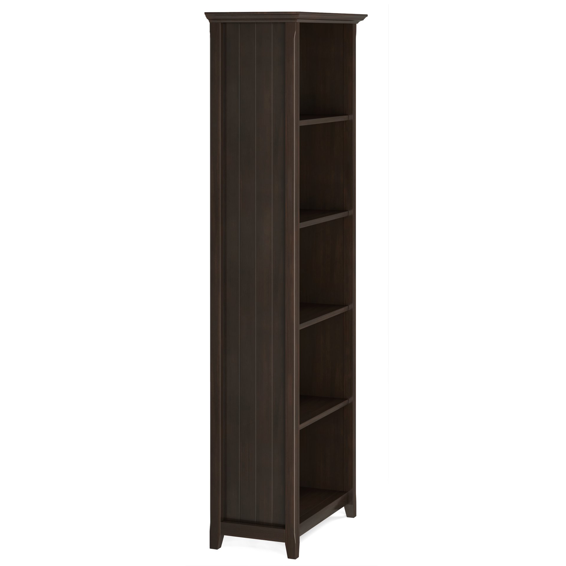 Acadian - 5 Shelf Bookcase - Brunette Brown - Image 2