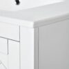 Bathroom Vanity With Ceramic Sink Combo, Frame Bathroom Storage Cabinet, Freestanding Vanity Set With 3 Drawers & Soft Closing Doors - White - Image 22