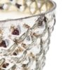 Scented Soy Wax Candle Glass (Set of 4) - Silver - Image 5