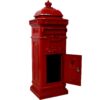 Mailboxes Residential Large Capacity Letter Box With Outdoor Rainproof Design Aluminium - Red - Image 9