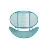Elba - Modern Chair Set With Mesh Seating And Retro Shell Design - Teal - Image 9
