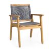 Outdoor Dining Chair (Set of 2) - Dark Gray - Image 6