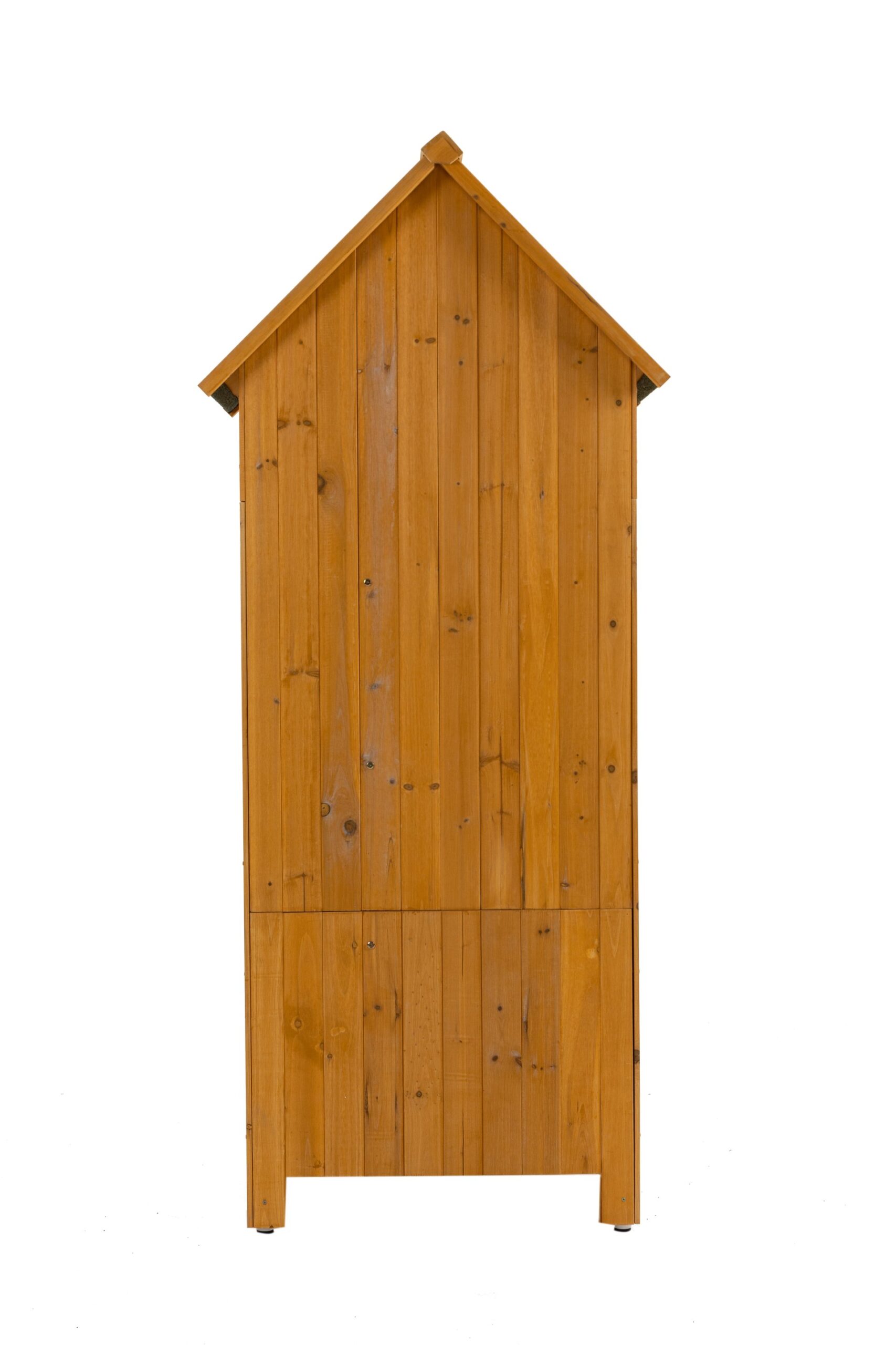 Outdoor Storage Cabinet Tool Shed Wooden Garden Shed - Natural - Image 8