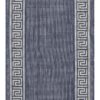 Sunshine - 5'3" X 7'3" Polypropylene Indoor, Outdoor Area Rug - Blue - Image 2