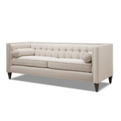 Jack - Modern Tuxedo Tufted Sofa - Sky Neutral Beige