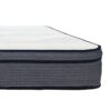 King Size Hybrid Plush Foam Mattress, Soft Polyester Knit Cover, Multi Layer Foam Mattress - White / Gray - Image 5