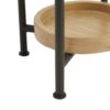 Oval End Table With Metal Legs - White / Natural - Image 6