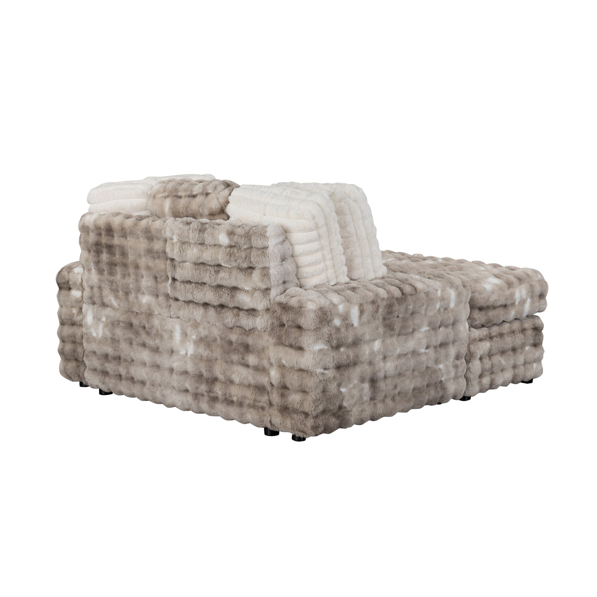 Julia - Lounger Sofa With USB - Gray - Image 8