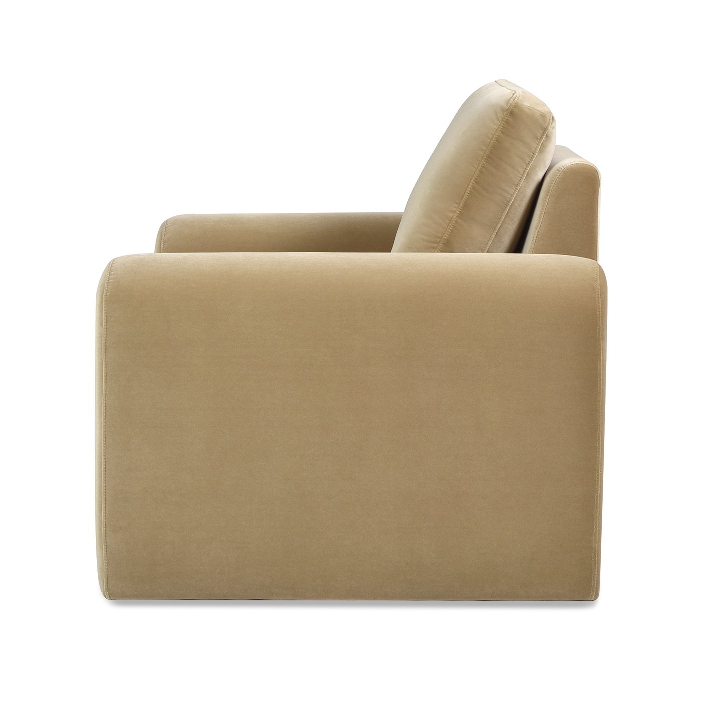 Mason - Arched Arm Chair - Camel Brown Beige - Image 3