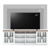 Hampton - TV Stand Console For TVs Up To 100" - Jasmine Whitewash / Barnwood - Image 3