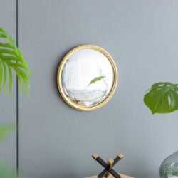 Round Mirror, Circle Mirror With Iron Frame For Living Room Bedroom Vanity Entryway Hallway - Gold