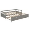 Extending Daybed With Trundle, Daybed With Trundle - Gray - Image 4