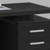 Computer Desk For Home Office, Laptop, Left Right Set - Up, Storage Drawers, Modern - Black - Image 9