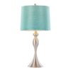 Ashland - Contemporary Table Lamp (Set of 2) - Nickel / Turquoise - Image 3