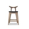 Hester - Upholstered Square Bar Chair (Set of 2) - Black / Brown - Image 4