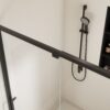 Adjustable Shower Door With Clear SGCC Tempered Glass And Aluminium Alloy Frame - Matte Black - Image 8