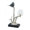 Aluminum Candle Holder & Marble Stand - Multicolor - Image 3